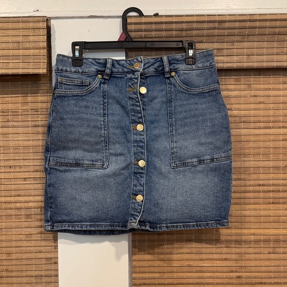 Michael Kors Dresses & Skirts - Michael Kors Blue Denim Mini Skirt